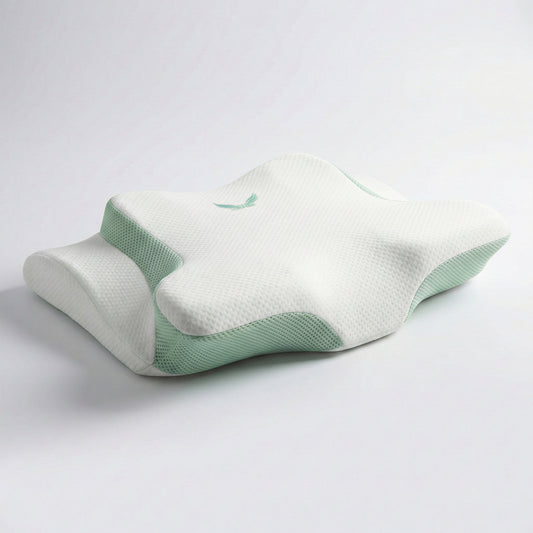 Y NOT Dreampillow Ergonomic hoofdkussen met ergonomische nekondersteuning in witte uitvoering