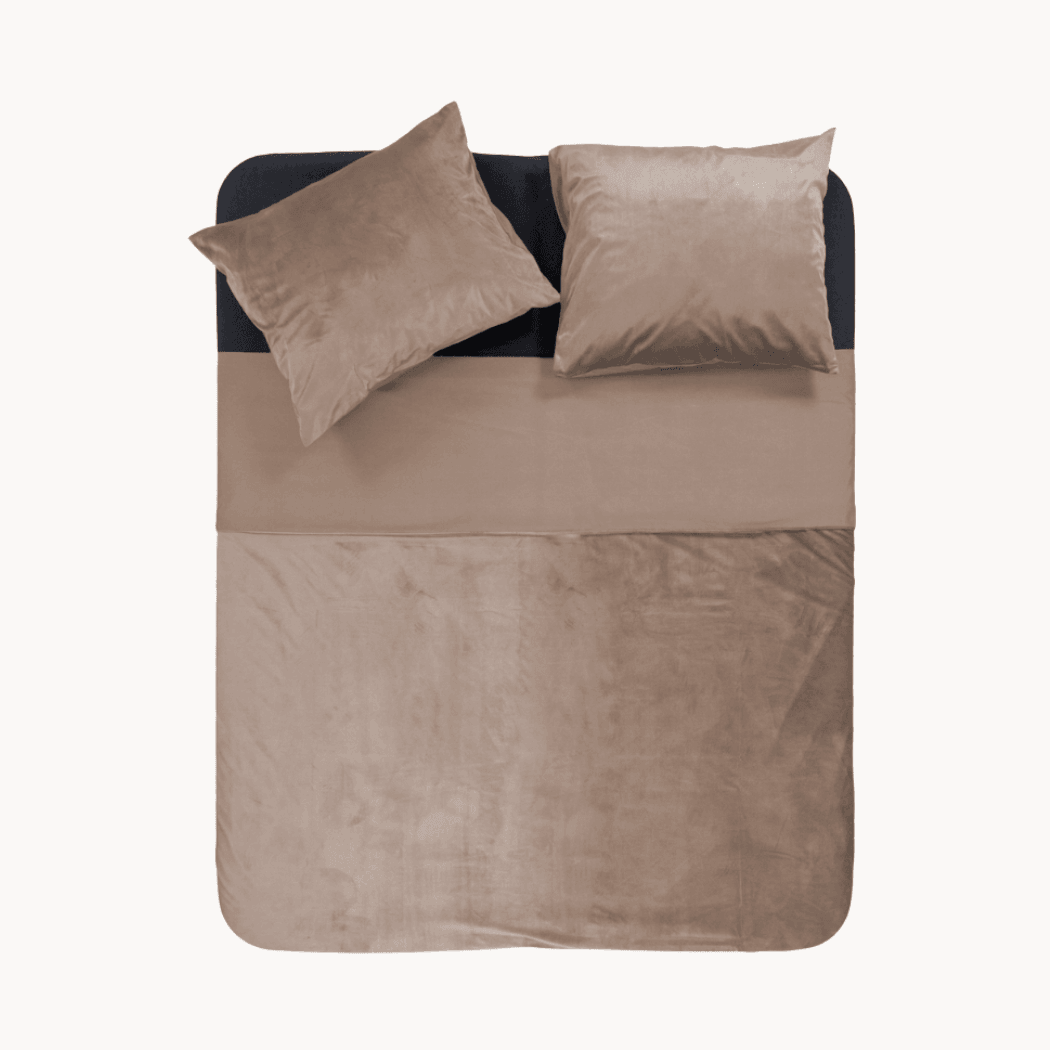 Dekbedovertrek set Fluweel / Velvet Nude - Y-NOT | be different