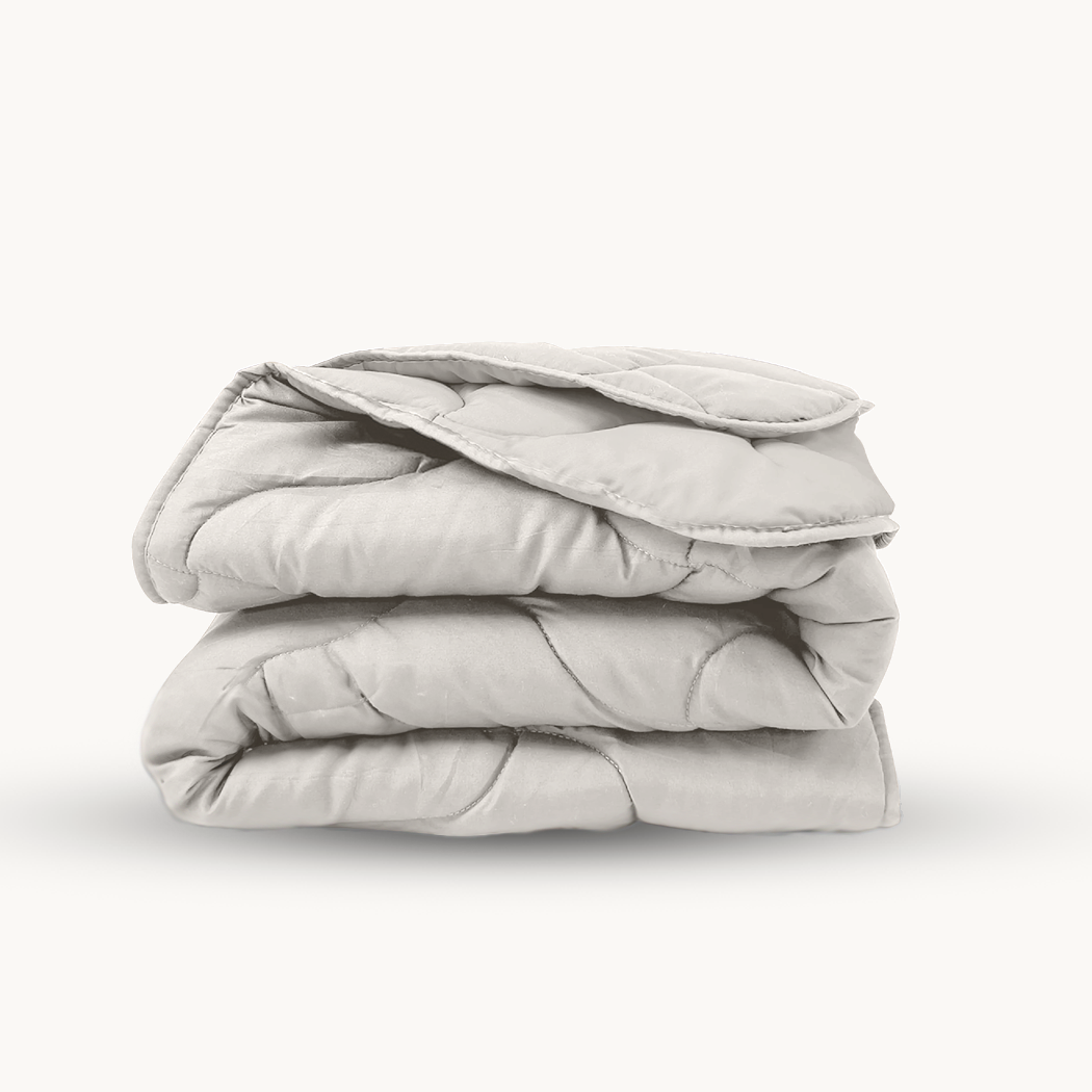 Dekbed Zonder Overtrek Mat Satijn Offwhite (220cm lang)