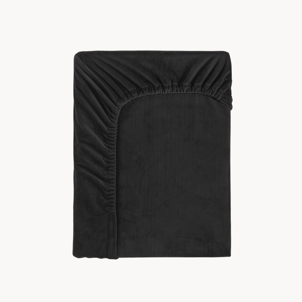Matras Hoeslaken Velvet Jet Black