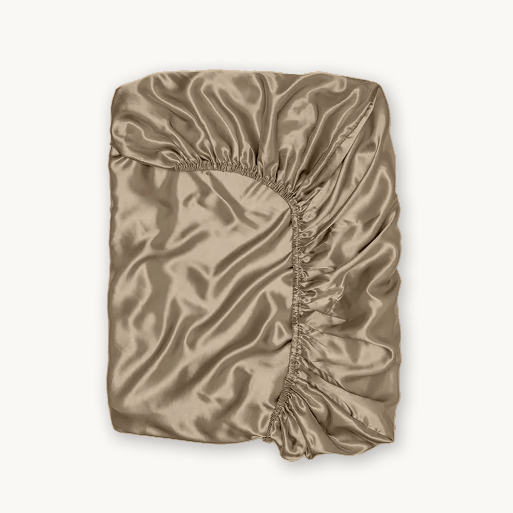 Matras Hoeslaken Satijn Tranquil Taupe