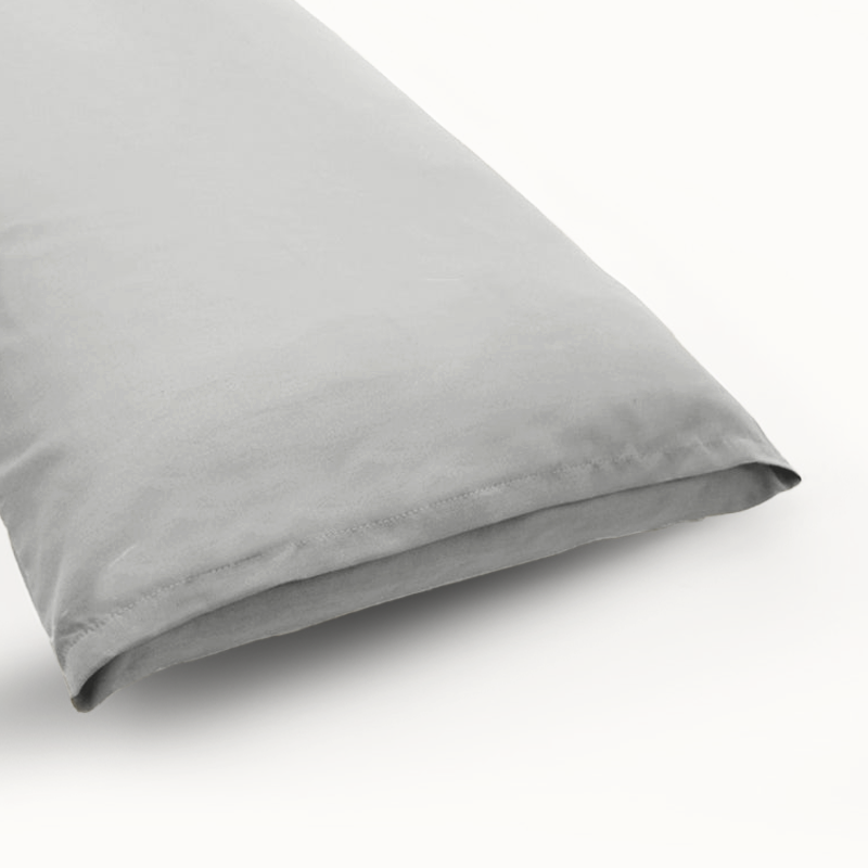 Bodypillow Kussensloop Premium Katoen Grijs 40x145cm