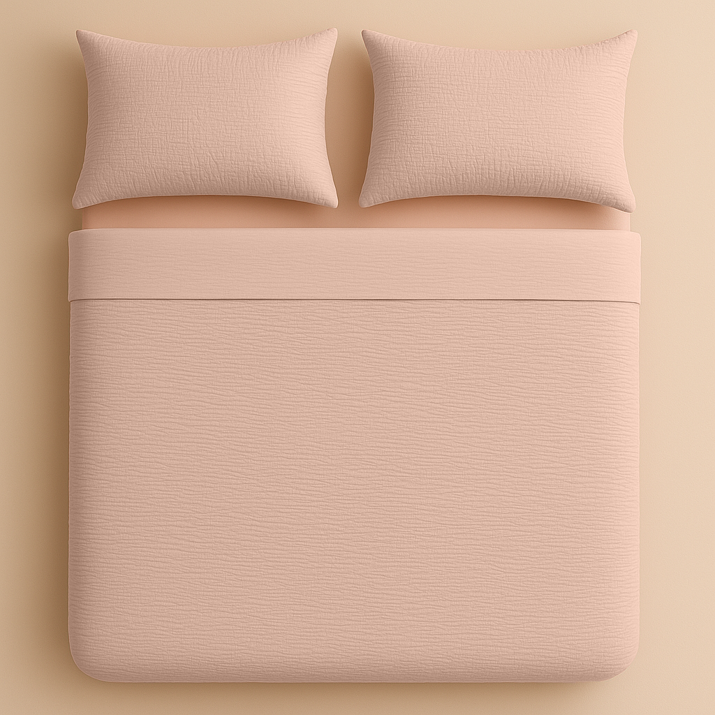 Dekbedovertrek set Micro Mousseline Roze