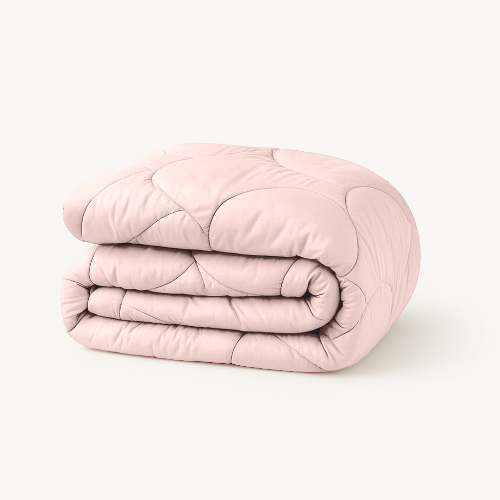 Dekbed Zonder Overtrek Mat Satijn Soft Pink