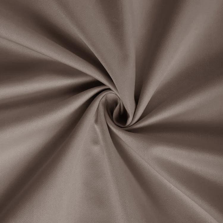 Topper Hoeslaken Katoen Satijn Premium Taupe