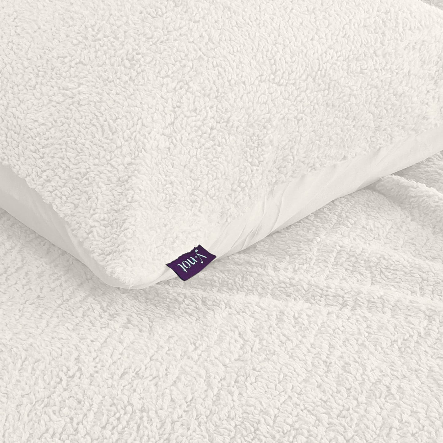 Kussenslopen Teddy Clouds White 60x70cm 2-Pack