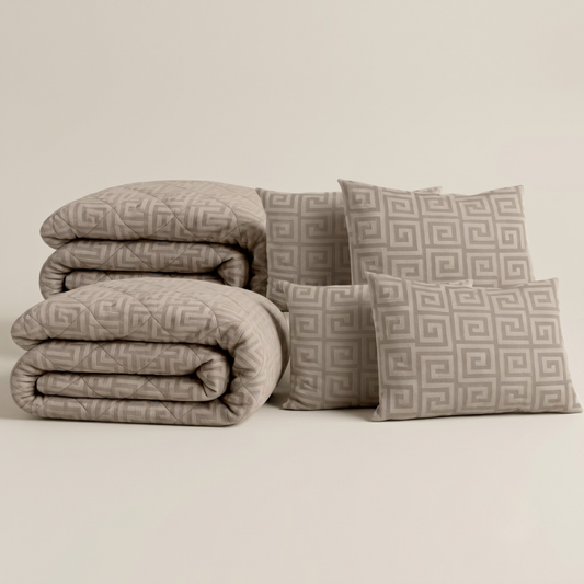 2 Dekbedden + 4 slopen | Velvet Designer Taupe