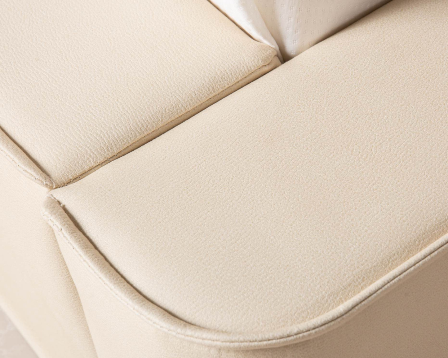 Amore Velvet bed met Opbergruimte + Hybrid Pocket 500 Matras - Nº26 - Pearl White