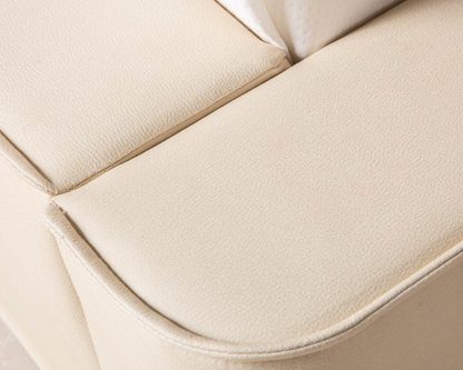 Amore Velvet bed met Opbergruimte + Hybrid Pocket 500 Matras - Nº26 - Pearl White