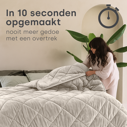 Dekbed Zonder Overtrek Velvet™ Pearl White