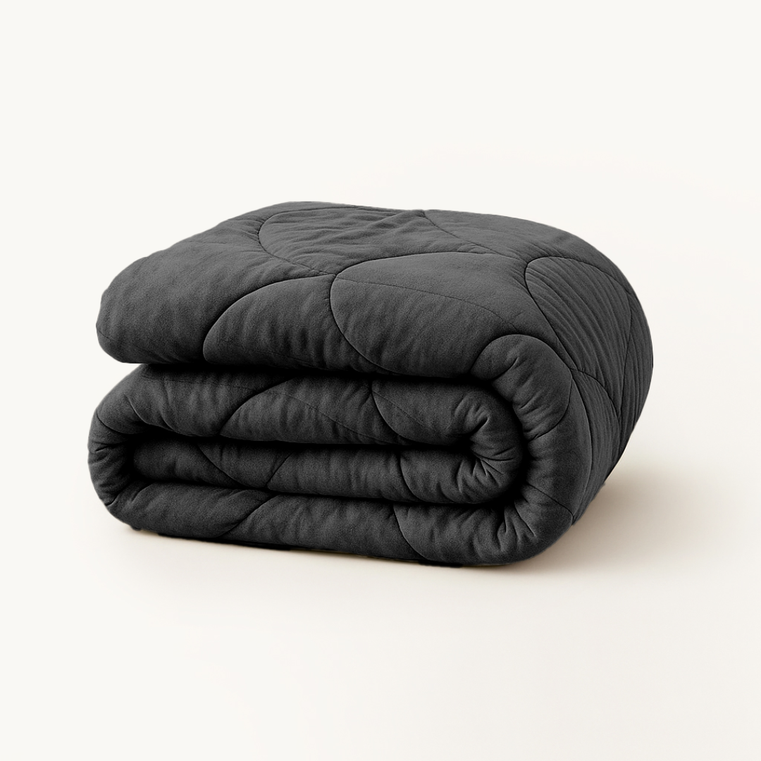Y-NOT Velvet Dekbed Zwart