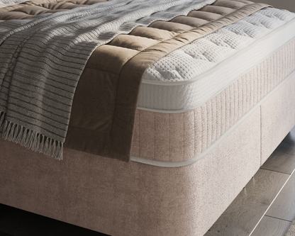 Allure bed met Opbergruimte + Hybrid Pocket 500 Matras  - Nº31 -  Taupe