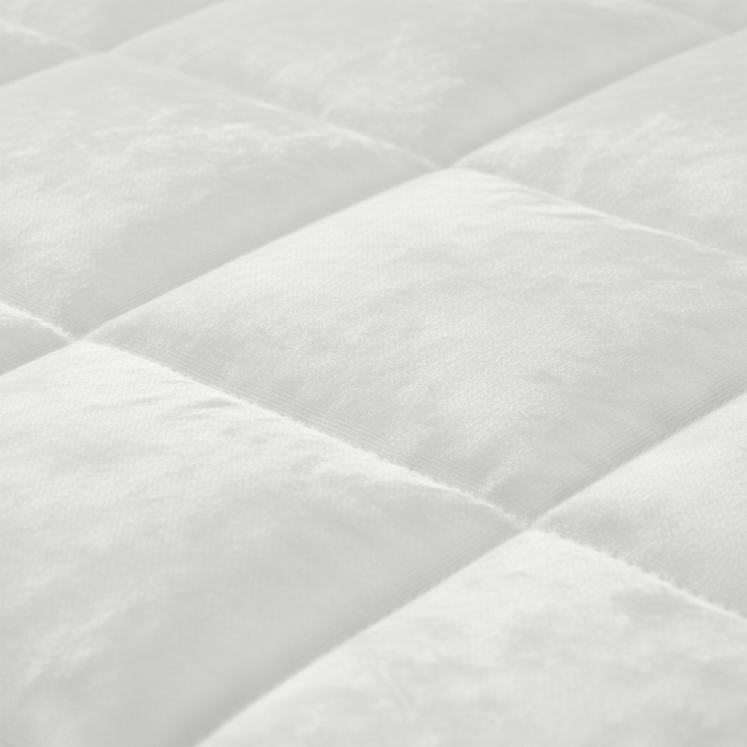 Kussenslopen Vol & Gevoerd Velvet Pearl White  2-Pack 60x70 cm