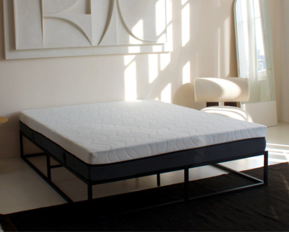 Amore Velvet bed met Opbergruimte + Hybrid Pocket 500 Matras - Nº26 - Pearl White