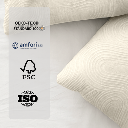 Dekbed Zonder Overtrek Velvet Japandi Pearl White