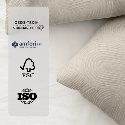 Dekbed Zonder Overtrek Velvet Japandi Sand