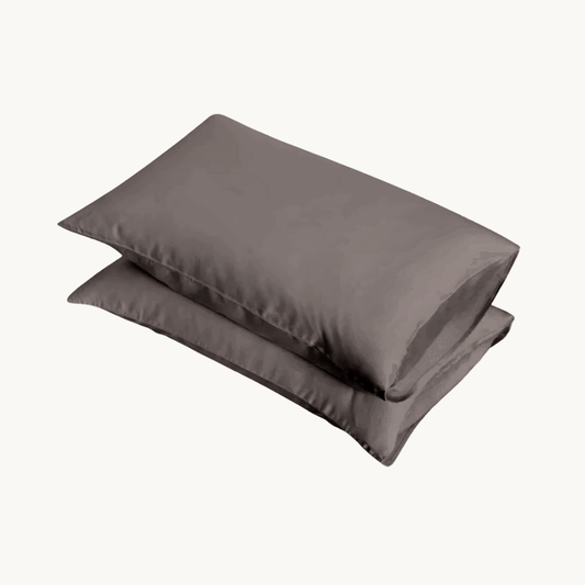 Kussenslopen Bamboe Taupe/Grey 60x70 cm  2-pack