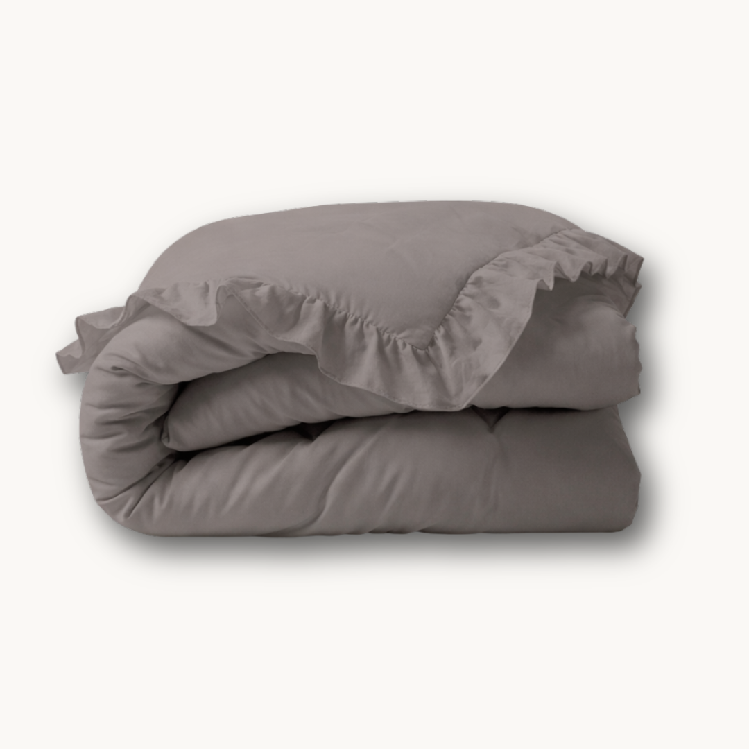 Y-NOT Ruffles Dekbed Taupe
