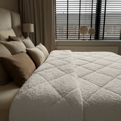 Dekbed Zonder Overtrek Teddy™ Pearl White