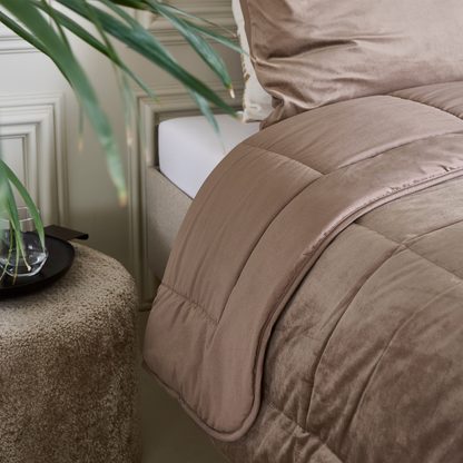 Dekbed Zonder Overtrek Velvet Taupe