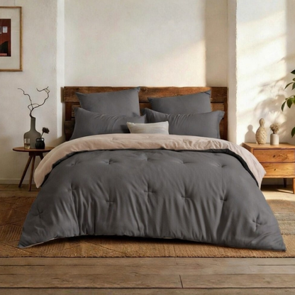 YNOT Dreambed Signature Jersey Fleece Taupe/Antra