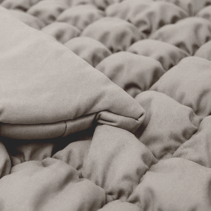 Dekbed Zonder Overtrek Fluffy Cube Warm Grey