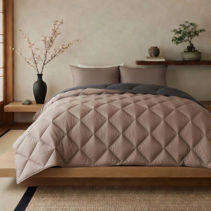 Y-NOT All Year Dekbed Taupe / Antra