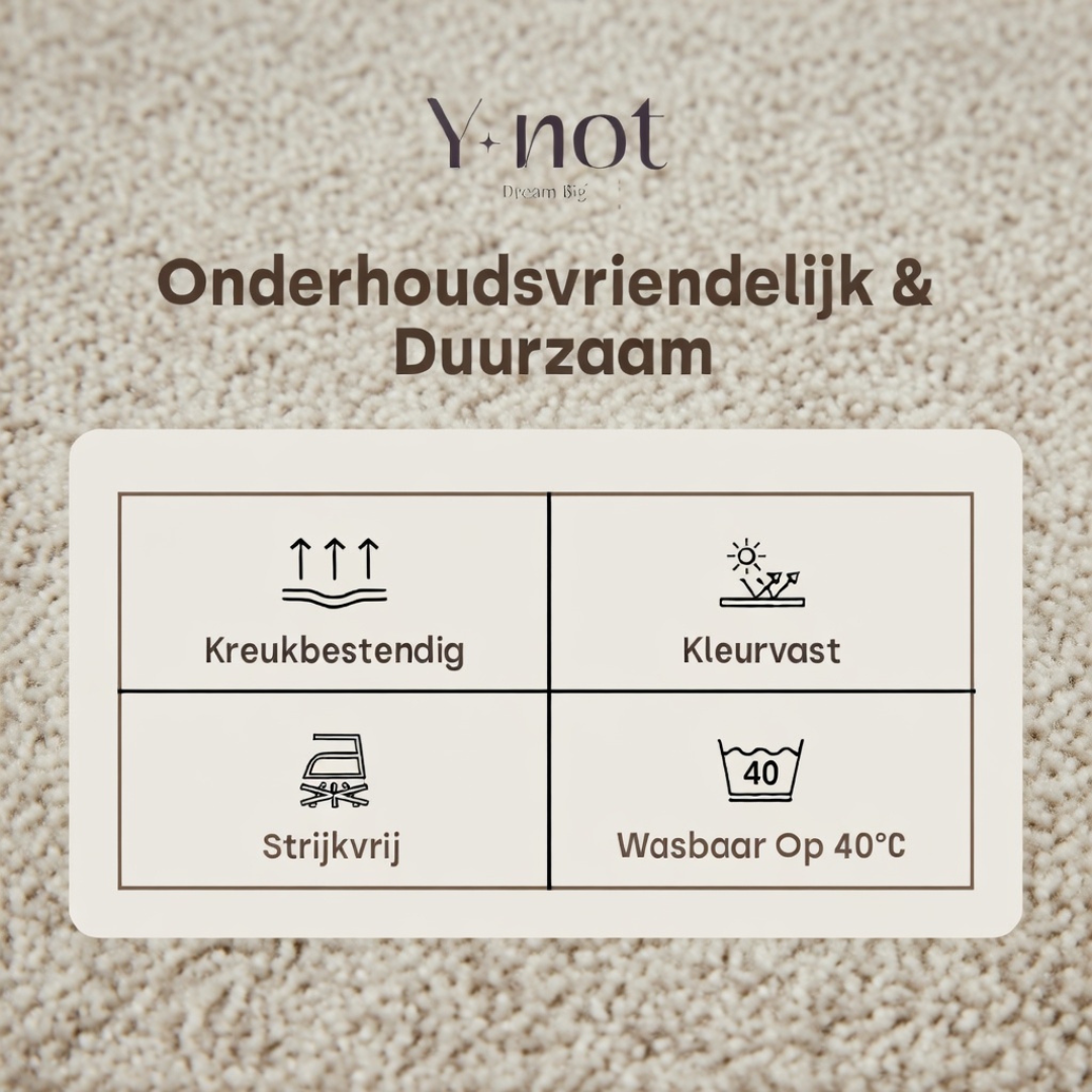 Matras Hoeslaken Teddy - Iced Coffee Taupe
