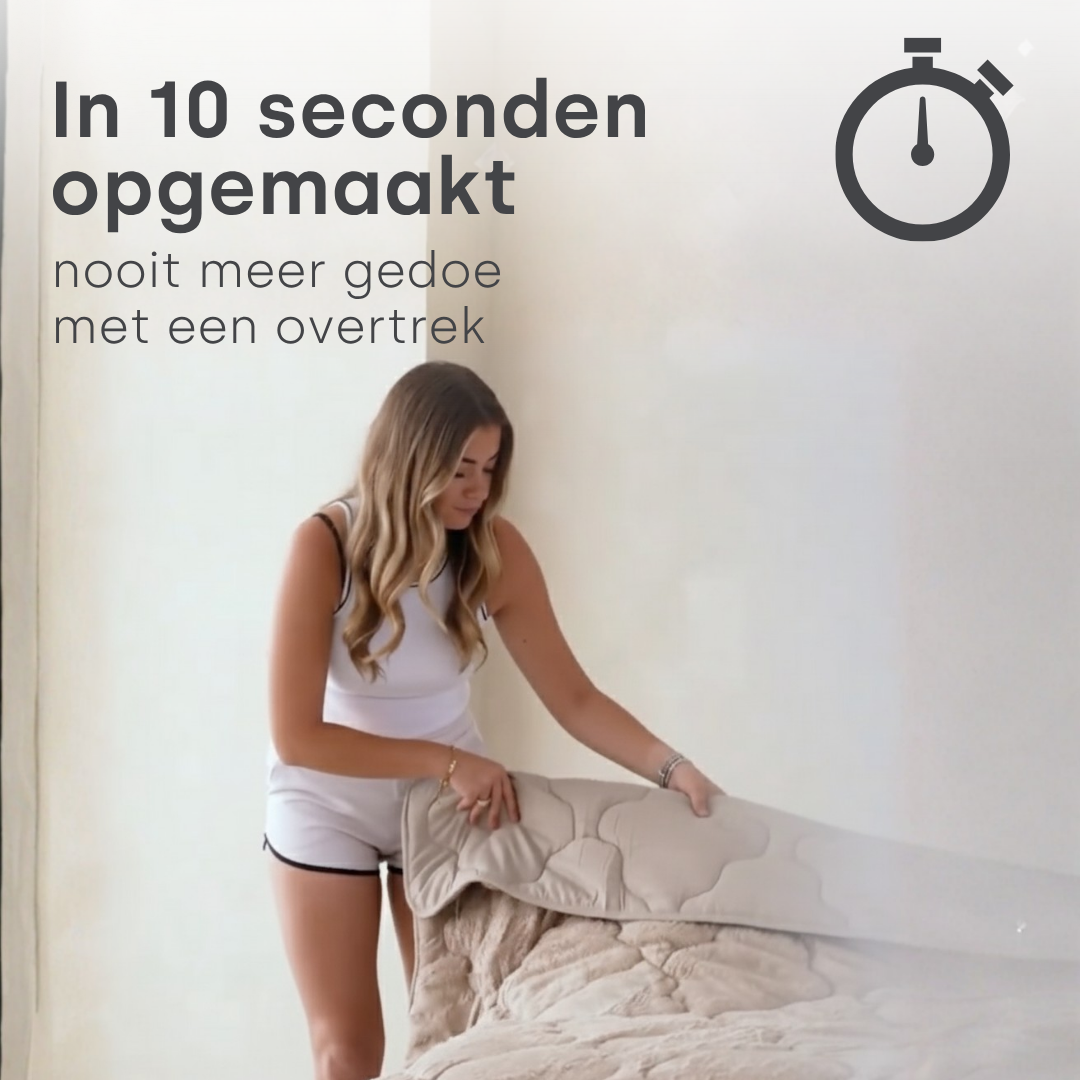 Dekbed Zonder Overtrek Teddy™ Iced Coffee Taupe