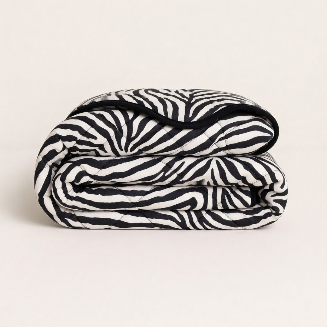 Y-NOT Design Dekbed Tiger Black Silver