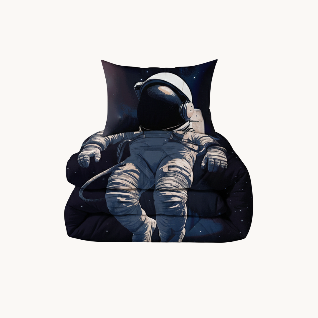 Kids Dekbed Zonder Overtrek Astronaut Inclusief Kussensloop
