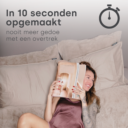 Dekbed Zonder Overtrek Teddy Fluffy™ Nude
