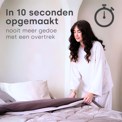 YNOT Dreambed Signature Jersey Fleece Taupe/Creme