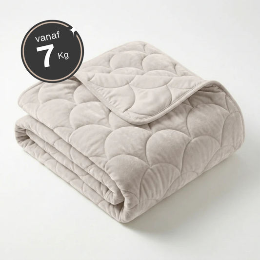 Y NOT DreamBlanket Calm verzwaringsdeken 140x200 cm pearl white