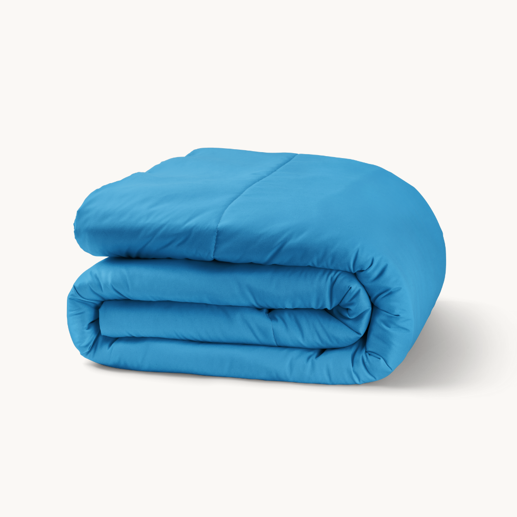 Bed in a bag Mat Satijn Blauw 2 in 1 Dekbed