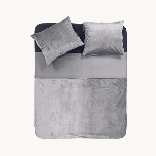 Dekbedovertrek set - Velvet Stone Grey