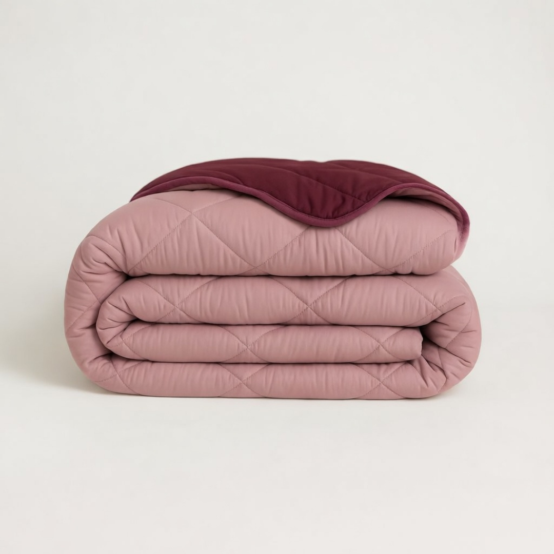 Y-NOT™ Dreambed Original All Year Plum / Old Pink (220cm lang)