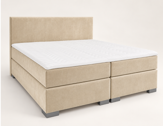 Y-NOT - Mila Boxspring - Complete set - Beige