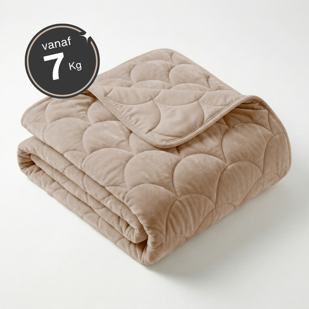 Y NOT DreamBlanket Calm verzwaringsdeken taupe 140x200 cm