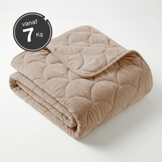 Y NOT DreamBlanket Calm verzwaringsdeken taupe 140x200 cm