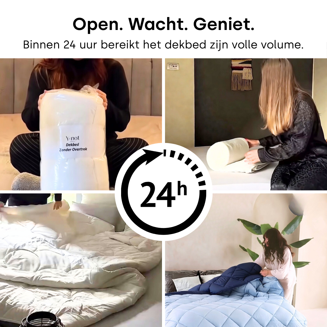 Y-NOT™ Dreambed Original All Year Light Blue / Dark Blue (220cm lang)