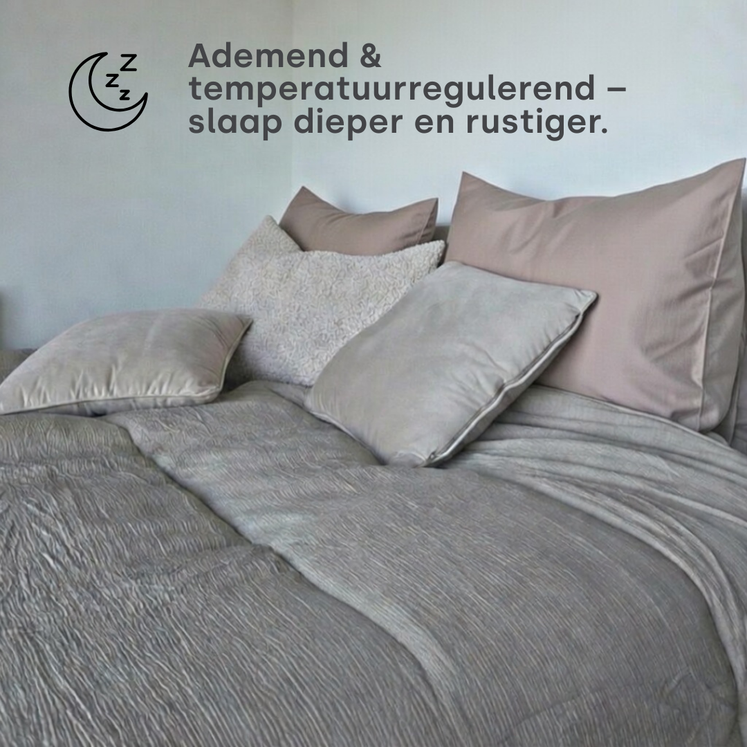 YNOT Dreambed Signature Micro Mousseline Taupe