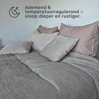 YNOT Dreambed Signature Micro Mousseline Taupe
