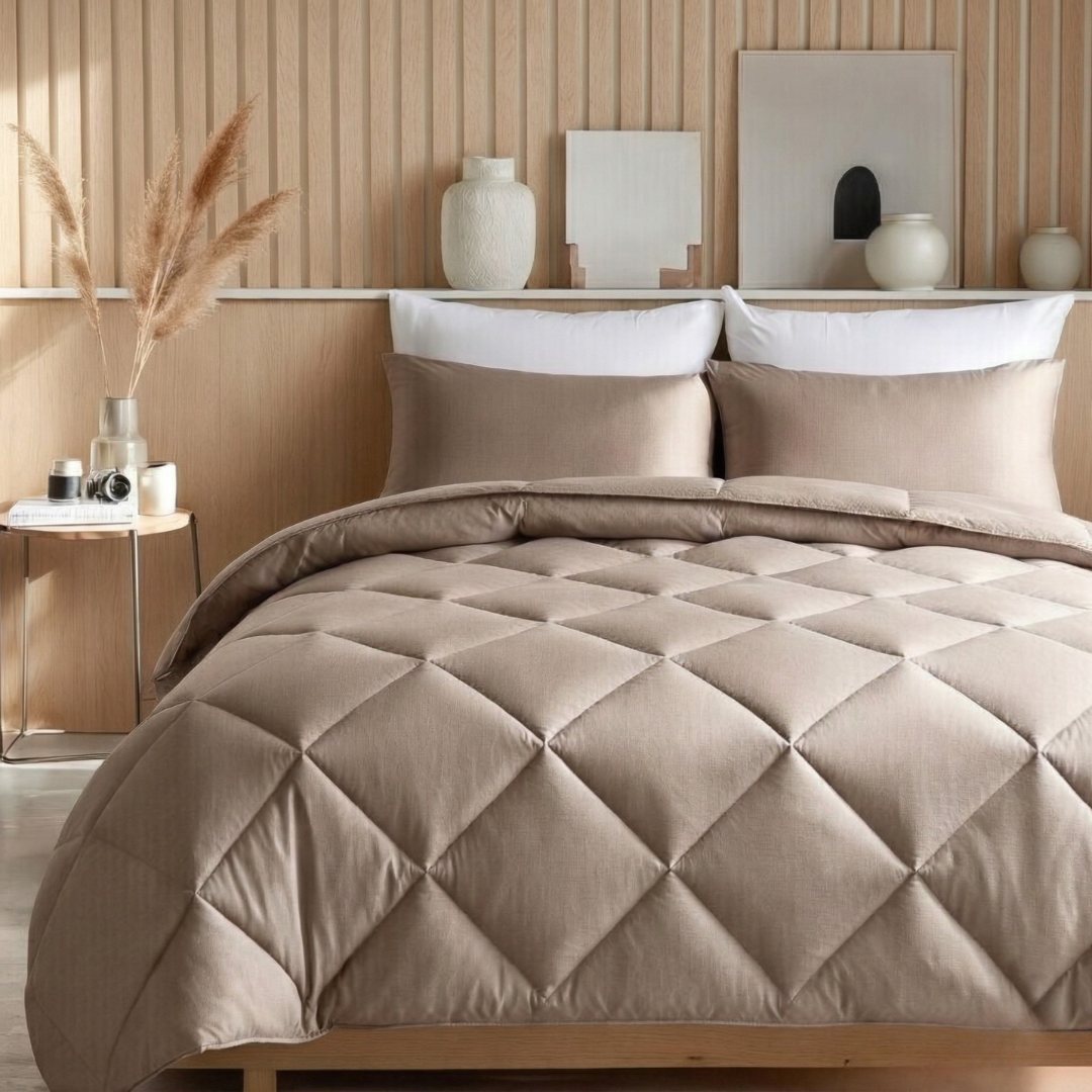 Y-NOTAll Year Dekbed Taupe