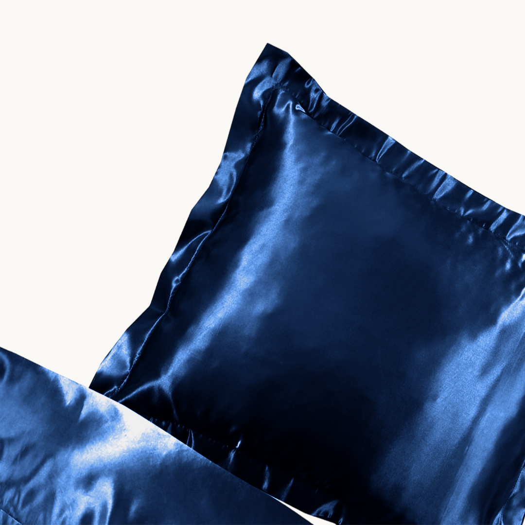 Dekbedovertrek Satijn™ Effen Azure Night