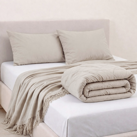 Y-NOT All Year Dekbed Offwhite - Luxe Set