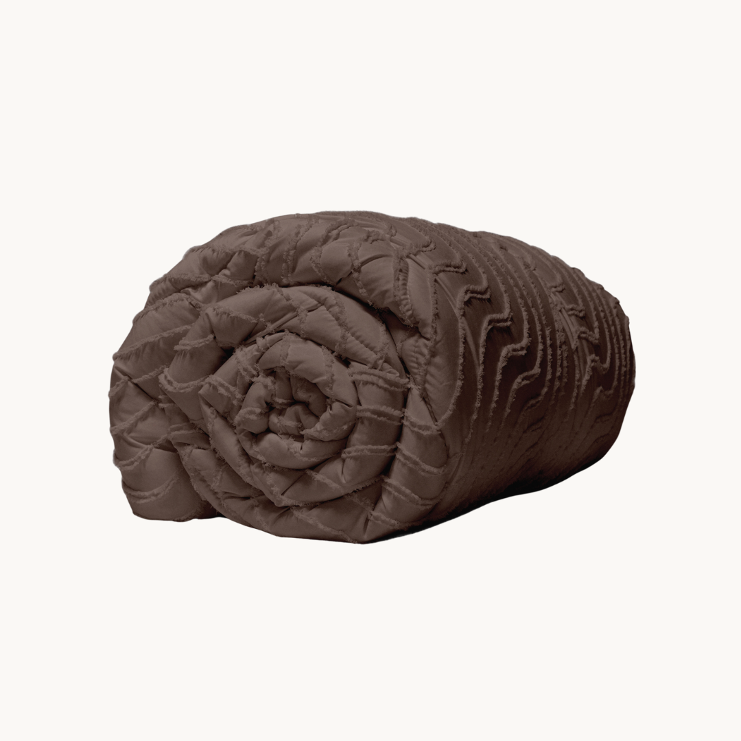 Dekbed Zonder Overtrek Japadi Waves Brown