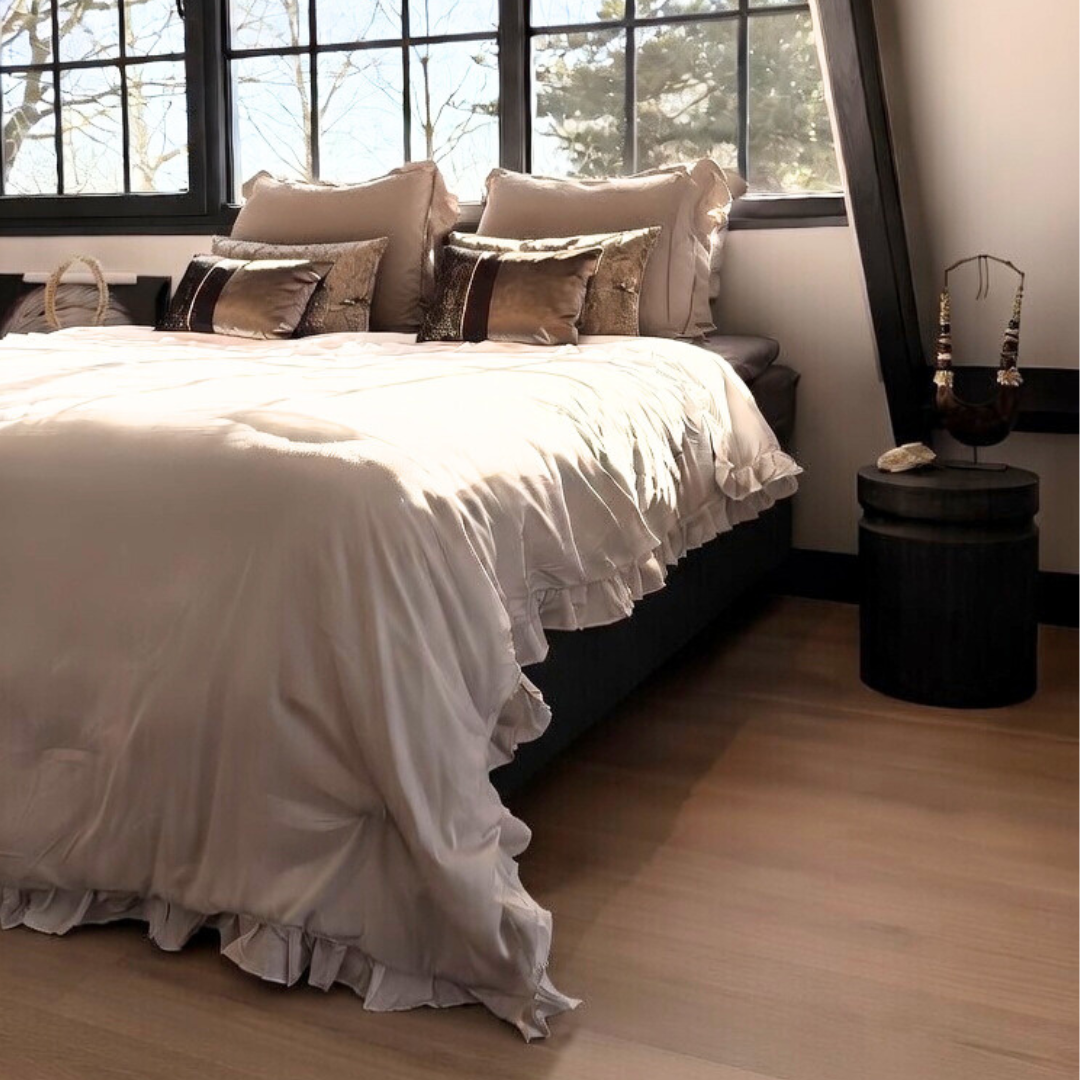 Y-NOT Ruffles Dekbed Taupe