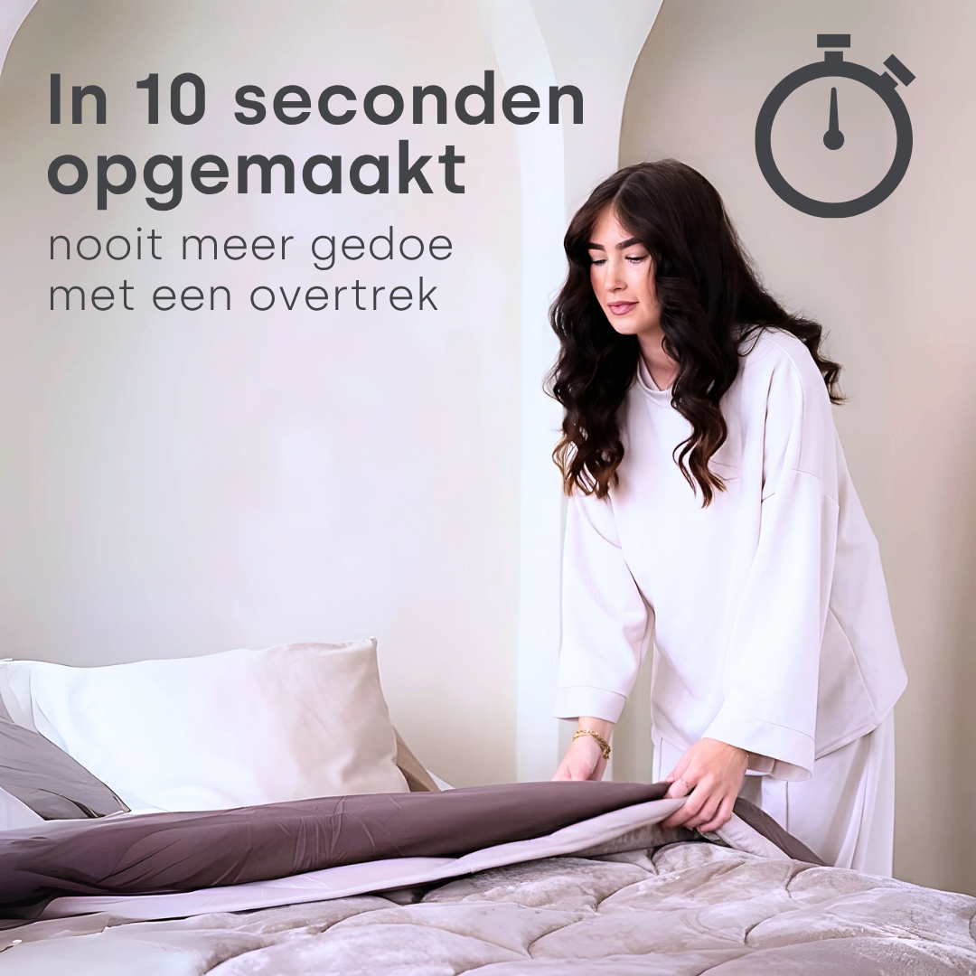 Dekbed Zonder Overtrek Velvet Snake Skin Desert Taupe