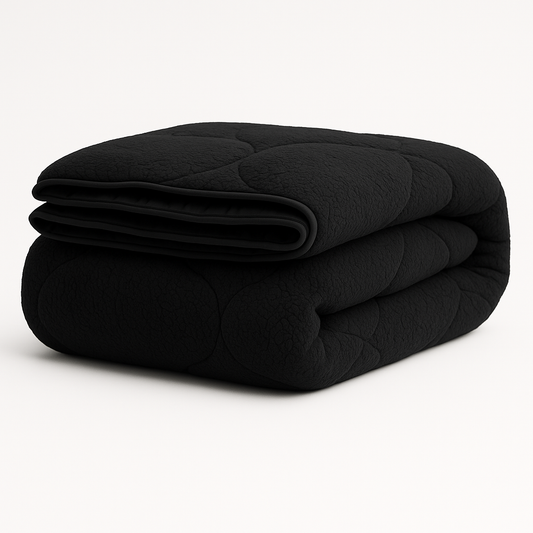 Dekbed Zonder Overtrek Teddy âą Jet Black